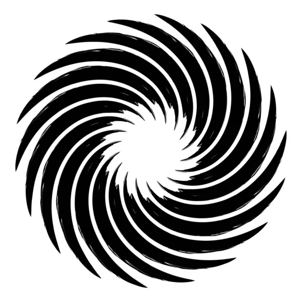 Hélice Espiral Forma Voluta Vórtice Giro Giro Giro Rotación Vector — Archivo Imágenes Vectoriales