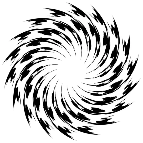 Spiralspirale Spiral Und Wirbelform Swirl Twirl Twist Rotation Vektor Illustration — Stockvektor