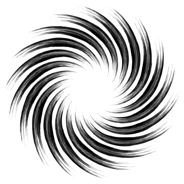 Spiralspirale Spiral Und Wirbelform Swirl Twirl Twist Rotation Vektor Illustration — Stockvektor