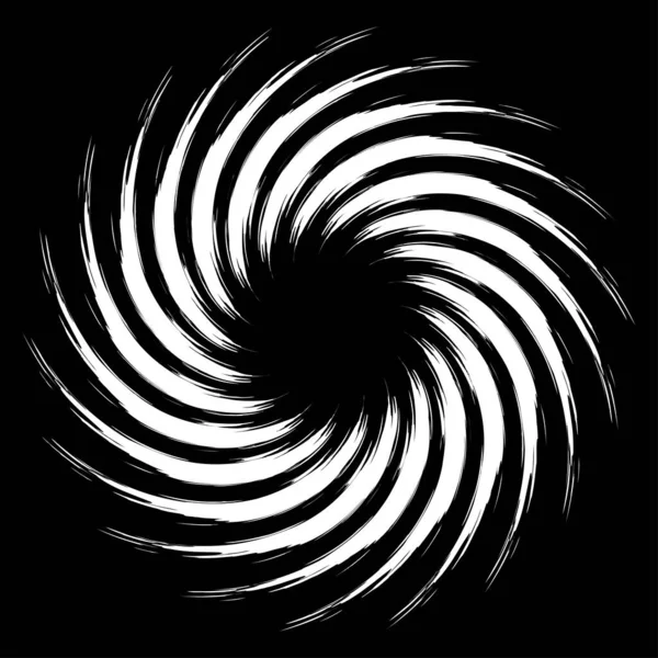 Hélix Spirale Volute Forme Vortex Tourbillon Tourbillon Torsion Illustration Vectorielle — Image vectorielle