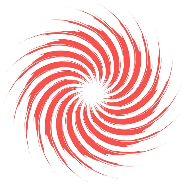 Hélice Espiral Forma Voluta Vórtice Giro Giro Giro Rotación Vector — Vector de stock