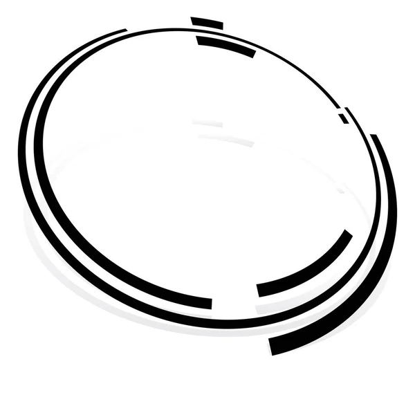 Sci Ομόκεντρος Γεωμετρικός Δακτύλιος Κύκλος Στοιχείο Σχεδιασμού Gui Εικονογράφηση Διανύσματος — Διανυσματικό Αρχείο