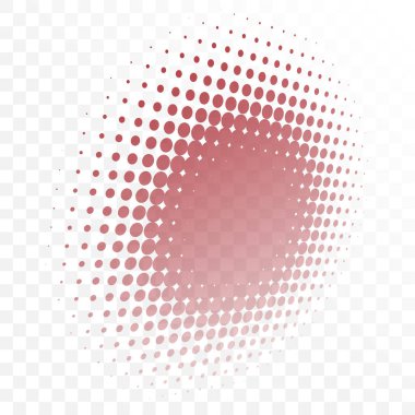 Renkli yarım ton vektör deseni, dokusu üç boyutlu perspektifte. Çemberler, noktalar, ekran çizimleri. Çil, noktalama, benek çizimi. Noktacı vektör sanatı