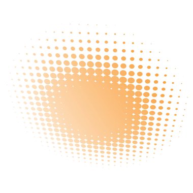 Renkli yarım ton vektör deseni, dokusu üç boyutlu perspektifte. Çemberler, noktalar, ekran çizimleri. Çil, noktalama, benek çizimi. Noktacı vektör sanatı