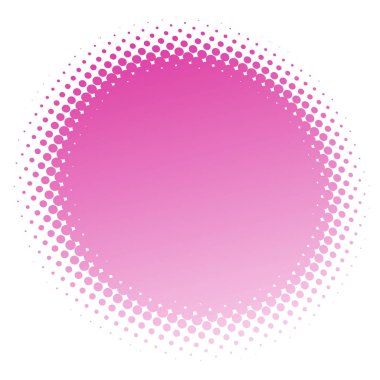 Renkli yarım ton vektör deseni, dokusu üç boyutlu perspektifte. Çemberler, noktalar, ekran çizimleri. Çil, noktalama, benek çizimi. Noktacı vektör sanatı