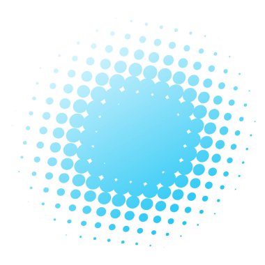 Renkli yarım ton vektör deseni, dokusu üç boyutlu perspektifte. Çemberler, noktalar, ekran çizimleri. Çil, noktalama, benek çizimi. Noktacı vektör sanatı