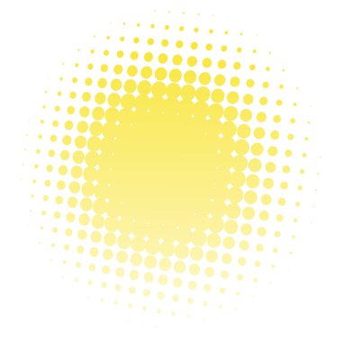 Renkli yarım ton vektör deseni, dokusu üç boyutlu perspektifte. Çemberler, noktalar, ekran çizimleri. Çil, noktalama, benek çizimi. Noktacı vektör sanatı