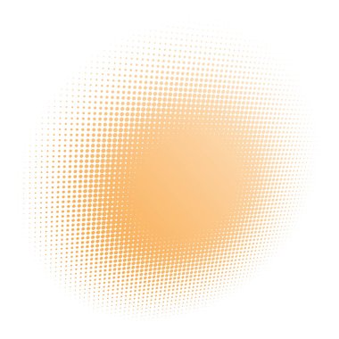 Renkli yarım ton vektör deseni, dokusu üç boyutlu perspektifte. Çemberler, noktalar, ekran çizimleri. Çil, noktalama, benek çizimi. Noktacı vektör sanatı