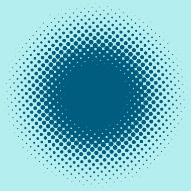 Renkli yarım ton vektör deseni, doku tasarım elemanı. Çemberler, noktalar, ekran çizimleri. Çil, noktalama, benek çizimi. Noktacı vektör sanatı