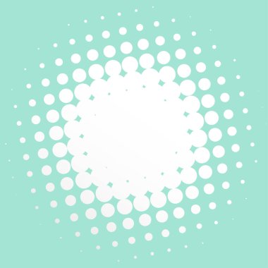 Renkli yarım ton vektör deseni, doku tasarım elemanı. Çemberler, noktalar, ekran çizimleri. Çil, noktalama, benek çizimi. Noktacı vektör sanatı