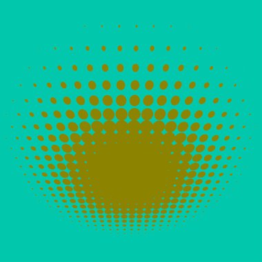 Renkli yarım ton vektör deseni, doku tasarım elemanı. Çemberler, noktalar, ekran çizimleri. Çil, noktalama, benek çizimi. Noktacı vektör sanatı