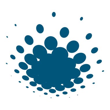 Renkli yarım ton vektör deseni, dokusu üç boyutlu perspektifte. Çemberler, noktalar, ekran çizimleri. Çil, noktalama, benek çizimi. Noktacı vektör sanatı