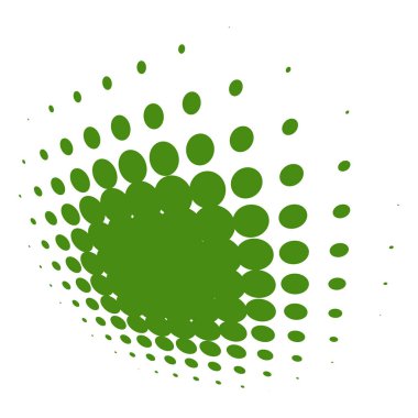 Renkli yarım ton vektör deseni, dokusu üç boyutlu perspektifte. Çemberler, noktalar, ekran çizimleri. Çil, noktalama, benek çizimi. Noktacı vektör sanatı