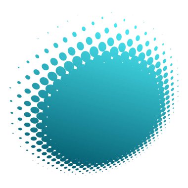 Renkli yarım ton vektör deseni, dokusu üç boyutlu perspektifte. Çemberler, noktalar, ekran çizimleri. Çil, noktalama, benek çizimi. Noktacı vektör sanatı