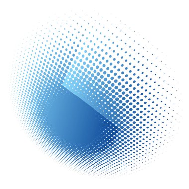 Renkli yarım ton vektör deseni, dokusu üç boyutlu perspektifte. Çemberler, noktalar, ekran çizimleri. Çil, noktalama, benek çizimi. Noktacı vektör sanatı