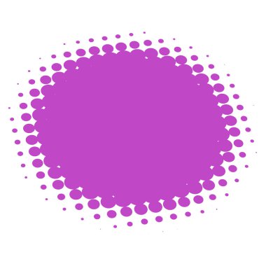 Renkli yarım ton vektör deseni, dokusu üç boyutlu perspektifte. Çemberler, noktalar, ekran çizimleri. Çil, noktalama, benek çizimi. Noktacı vektör sanatı