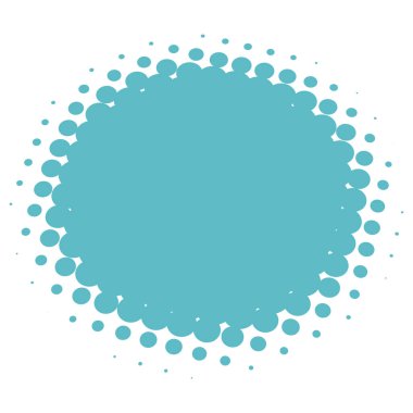 Renkli yarım ton vektör deseni, dokusu üç boyutlu perspektifte. Çemberler, noktalar, ekran çizimleri. Çil, noktalama, benek çizimi. Noktacı vektör sanatı