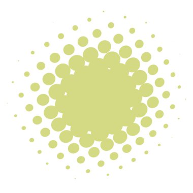 Renkli yarım ton vektör deseni, dokusu üç boyutlu perspektifte. Çemberler, noktalar, ekran çizimleri. Çil, noktalama, benek çizimi. Noktacı vektör sanatı