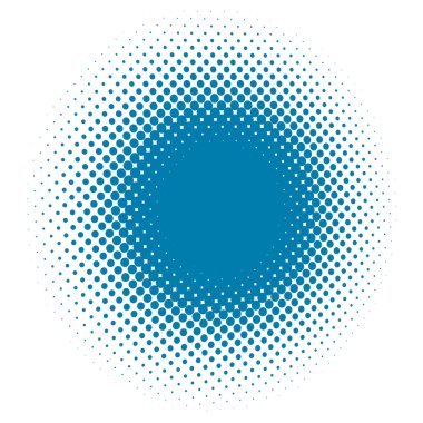 Renkli yarım ton vektör deseni, dokusu üç boyutlu perspektifte. Çemberler, noktalar, ekran çizimleri. Çil, noktalama, benek çizimi. Noktacı vektör sanatı