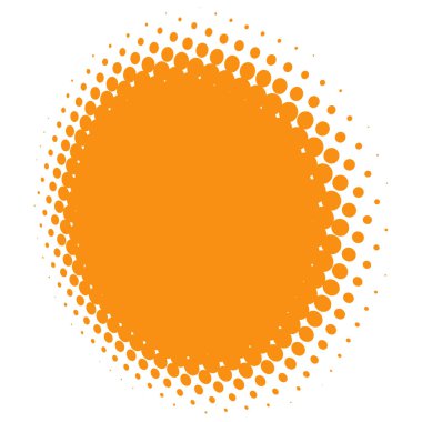 Renkli yarım ton vektör deseni, dokusu üç boyutlu perspektifte. Çemberler, noktalar, ekran çizimleri. Çil, noktalama, benek çizimi. Noktacı vektör sanatı