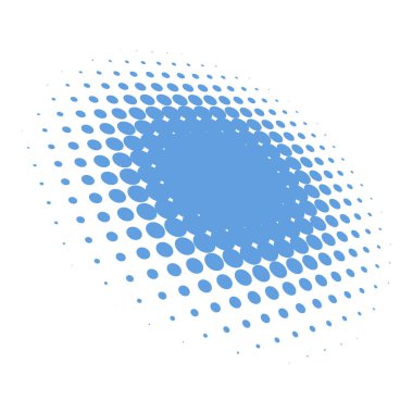 Renkli yarım ton vektör deseni, dokusu üç boyutlu perspektifte. Çemberler, noktalar, ekran çizimleri. Çil, noktalama, benek çizimi. Noktacı vektör sanatı