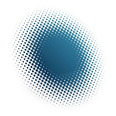 Renkli yarım ton vektör deseni, dokusu üç boyutlu perspektifte. Çemberler, noktalar, ekran çizimleri. Çil, noktalama, benek çizimi. Noktacı vektör sanatı