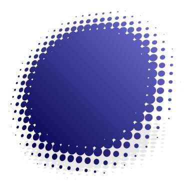 Renkli yarım ton vektör deseni, dokusu üç boyutlu perspektifte. Çemberler, noktalar, ekran çizimleri. Çil, noktalama, benek çizimi. Noktacı vektör sanatı