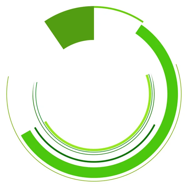 Sci Koncentrisk Geometrisk Ring Cirkel Gui Designelement Vektor Illustration — Stock vektor