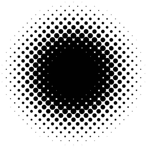 Полутоновый (полутоновый) элемент. Точки, круги, пятна и веснушки векторная иллюстрация. Стиппплинг