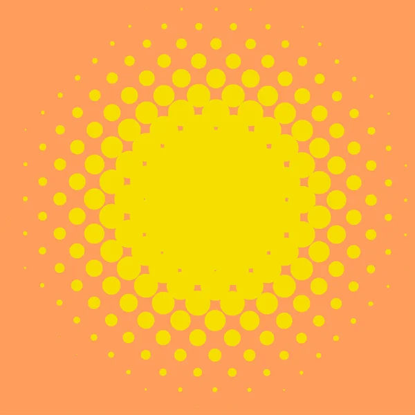Motif Vectoriel Demi Teinte Coloré Élément Conception Texture Cercles Points — Image vectorielle