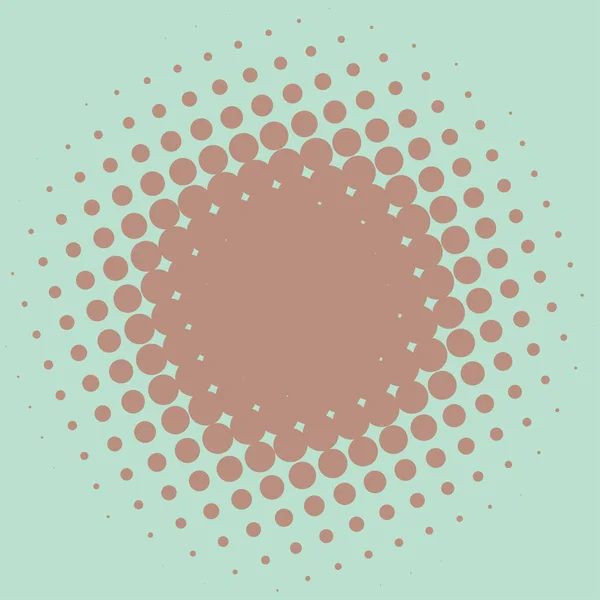 Πολύχρωμο Ημιτονοειδές Διανυσματικό Μοτίβο Στοιχείο Σχεδίασης Υφής Κύκλοι Τελείες Screentone — Διανυσματικό Αρχείο