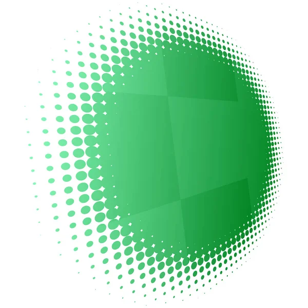 Цветной Полутоновый Векторный Рисунок Текстура Трехмерной Перспективе Круги Точки Скринтонная — стоковый вектор