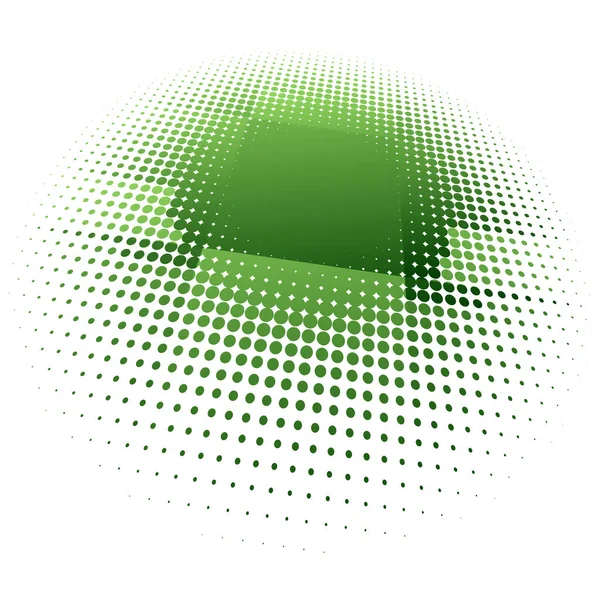 Kleurrijke Halftoon Vector Patroon Textuur Perspectief Cirkels Stippen Screentone Illustratie — Stockvector