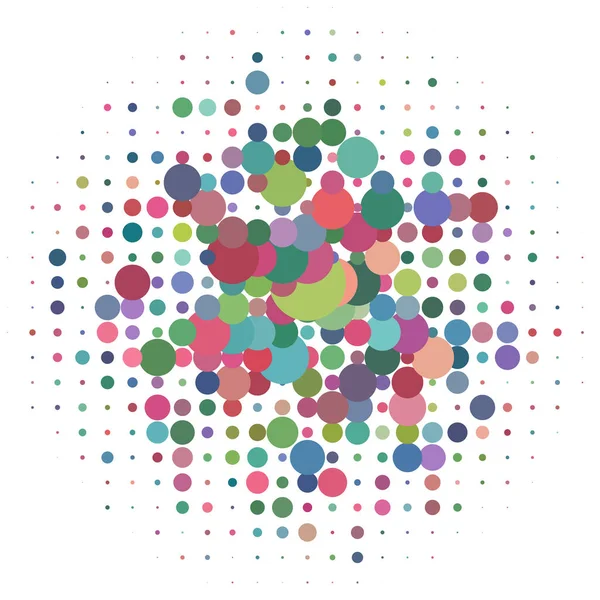 Willekeurige Stippen Cirkels Halve Toon Halve Toon Element Speckles Sproeten — Stockvector