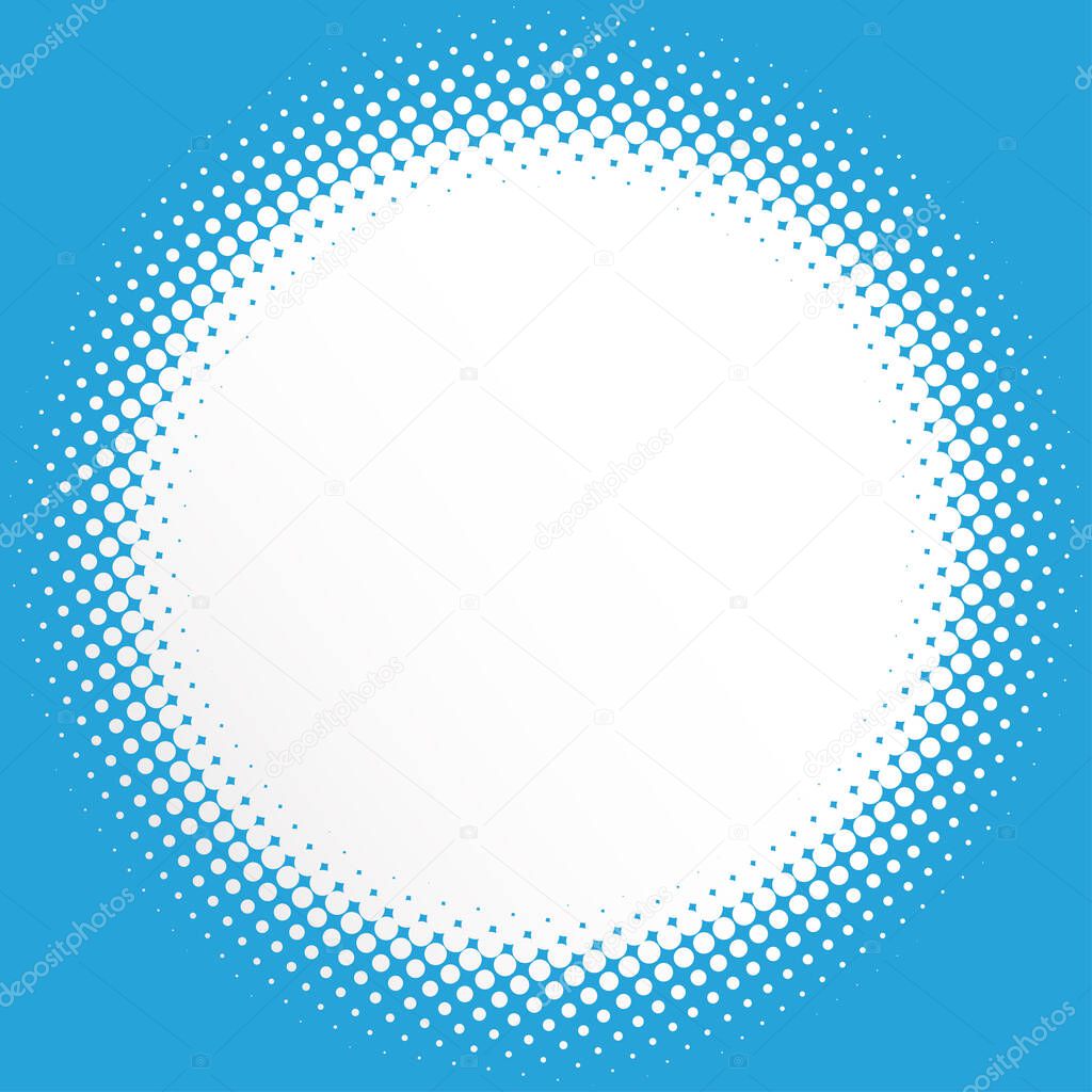 Colorful halftone vector pattern, texture design element. Circles, dots, screentone illustration. Freckle, stipple-stippling, speckles illustration. Pointillist vector art