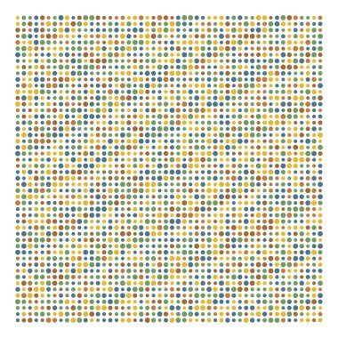 Yarı ton noktalar, noktalı desen. Noktacılık, noktalama vektörü çizimi. Ders lastiğini belirler