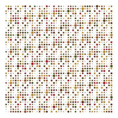 Yarı ton noktalar, noktalı desen. Noktacılık, noktalama vektörü çizimi. Ders lastiğini belirler