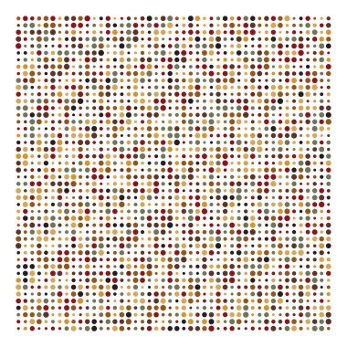 Yarı ton noktalar, noktalı desen. Noktacılık, noktalama vektörü çizimi. Ders lastiğini belirler