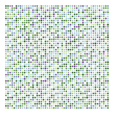 Yarı ton noktalar, noktalı desen. Noktacılık, noktalama vektörü çizimi. Ders lastiğini belirler