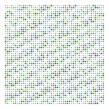 Yarı ton noktalar, noktalı desen. Noktacılık, noktalama vektörü çizimi. Ders lastiğini belirler