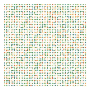 Yarı ton noktalar, noktalı desen. Noktacılık, noktalama vektörü çizimi. Ders lastiğini belirler