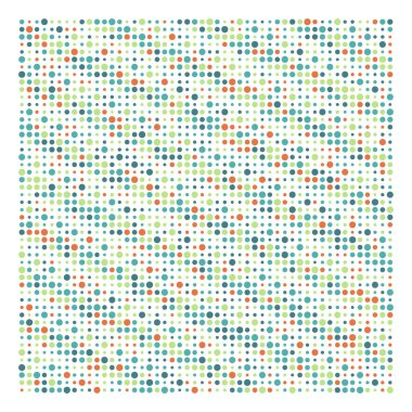 Yarı ton noktalar, noktalı desen. Noktacılık, noktalama vektörü çizimi. Ders lastiğini belirler