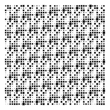 Küp, kare geometrik yarım ton. Kare, kübik vektör illüstrasyonu