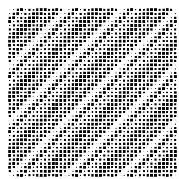 Küp, kare geometrik yarım ton. Kare, kübik vektör illüstrasyonu