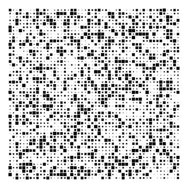 Küp, kare geometrik yarım ton. Kare, kübik vektör illüstrasyonu