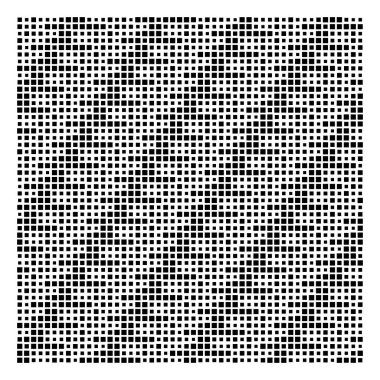 Küp, kare geometrik yarım ton. Kare, kübik vektör illüstrasyonu