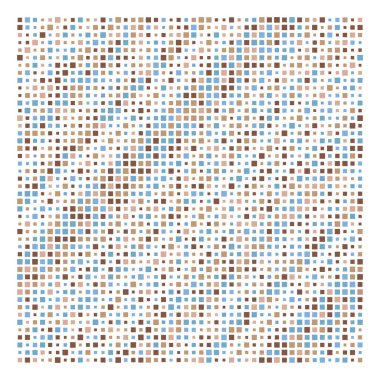 Küp, kare geometrik yarım ton. Kare, kübik vektör illüstrasyonu