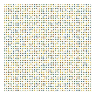 Küp, kare geometrik yarım ton. Kare, kübik vektör illüstrasyonu