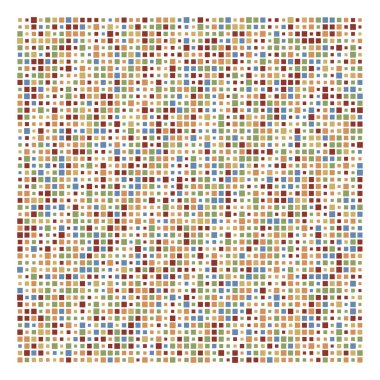 Küp, kare geometrik yarım ton. Kare, kübik vektör illüstrasyonu