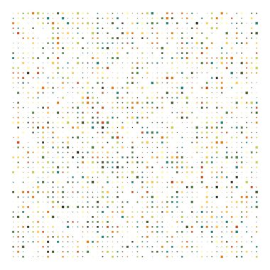 Küp, kare geometrik yarım ton. Kare, kübik vektör illüstrasyonu